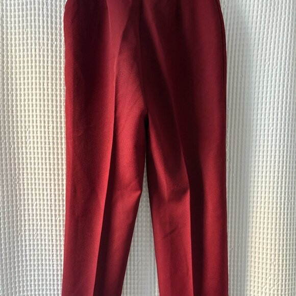 Levi's vintage red pants slacks 1970s women's 16S/contemporary medium - Picture 2 of 5